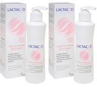 Lactacyd Pharma Delicado Cuidado especial de uso diario para mucosa sensible y fácilmente irritable, fórmula extra suave, hipoalergénica y sin perfumes, 250 ml (Paquete de 2)