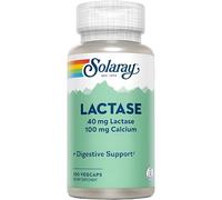 Lactase Sol aray 40 mg 4000 FCC, 100 VegCaps, Complemento Alimenticio con Lactasa para Ayudar a Digerir la Lactosa en Lácteos