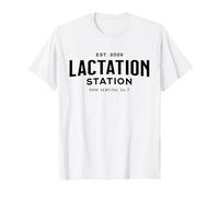 Lactation Station, Funny Lactating Mothers Breastfeeding Mom Camiseta