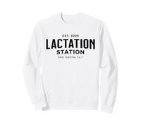Lactation Station, Funny Lactating Mothers Breastfeeding Mom Sudadera