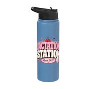 Lactation Station, Lactating Mothers Breastfeeding New Mom Stainless Steel Insulated Water Bottle