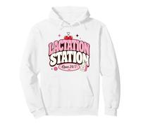 Lactation Station, Lactating Mothers Breastfeeding New Mom Sudadera con Capucha