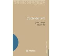 Lacte De Vote (ebook)