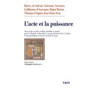 L'acte et la puissance (Translatio)
