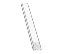 LACTEA: Lámpara LED recargable para debajo del gabinete, 20 cm, 100 lúmenes, con CCT. Color plata
