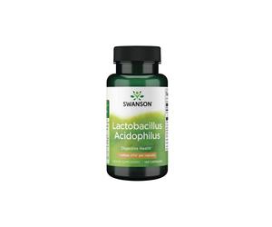 Lactobacillus Acidophilus 1000 millones de UFC 100 cápsulas Swanson Health Products