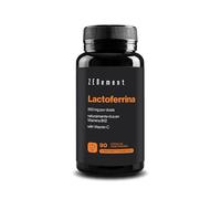 Lactoferrina 200 mg - De Leche de Vacas de Pasto - fuente de Vitamina B12, con 80 mg Vitamina C - Sistema Inmune - 90 Cápsulas - 3 Meses de Suministro - Zenement