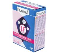 DRASANVI LACTOFERRINA + FERMENTOS LÁCTICOS + VITAMINA C - Contribuye al correcto funcionamiento del sistema inmune - SIN GLUTEN - 36 cápsulas vegetales