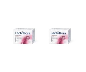 Lactoflora, Complemento Alimenticio Natural para el Colesterol, Probióticos, Omega 3 y Vitamina B1, 30 Sobres Sabor Vainilla (Paquete de 2)