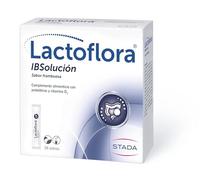 Lactoflora Probiótico IBSolución Vitamina D3 Bienestar intestinal 28 sobres sabor frambuesa