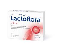 LACTOFLORA Probiótico Cis-c, Cuidado y bienestar urinario, con Arándano Rojo Americano y Vitamina C, sin lactosa ni gluten, 30 Cápsulas