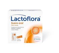 Lactoflora Suero oral con probióticos, prebióticos y sales minerales, Naranja 6 sobres 10 g