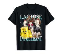 Lactose Intolerant Meme Funny Cow Milk Dairy Bootleg Camiseta