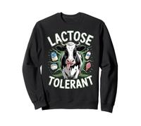 Lactose Tolerant Funny Cow Dairy Lover Sudadera