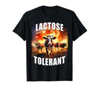 Lactose Tolerant - Funny Milk & Dairy Meme Cows Graphic Camiseta