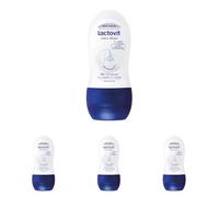 Lactovit Desodorante Roll on Extra Eficaz Protección Inteligente, Anti-Irritaciones y 48H de Eficacia, 50 Mililitros, El ambalaje puede variar (Paquete de 4)