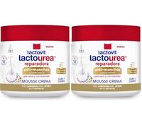 Lactovit - Mousse Crema Antimanchas Lactourea Luminosidad - 400 ml (Paquete de 2)