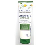 Lacura Body Crema de Manos de Manzanilla para manos secas y estresadas de absorción rápida fórmula protectora con extracto de manzanilla 125 ml