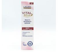 Lacura Skin Vital Soja - Serum multiintensivo de soja, 30 ml + refuerzo de colágeno, refuerza y refuerza la piel madura a partir de 45 años