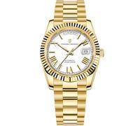 LACZ DENTON Pagani Design DD36 - Reloj automático de lujo para hombre, reloj de pulsera mecánico de cristal de zafiro AR, 10 bar, ST16 Movt, PD1752-Oro blanco-XXY