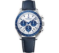 LACZ DENTON Pagani Design PD1701V3 - Reloj de cuarzo para hombre, cronógrafo, acero inoxidable, reloj deportivo para hombre, resistente al agua, movimiento japonés VK63, Azul cuero, Cronógrafo
