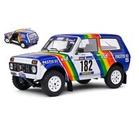 Solido 1:18 Lada NIVA White #182 JABOUILLE/SARDOU París-Dakar 1984