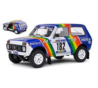 Solido 1:18 Lada NIVA White #182 JABOUILLE/SARDOU París-Dakar 1984