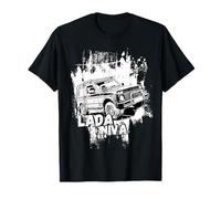 Lada Niva Offroad 4x4 Design VAZ-2121 Rusia Offroad Camiseta
