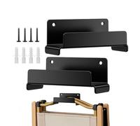 Ladder Hanger, Heavy Duty Utility Hook, 5.31 Inch Storage with Large Build, Metal Wall Mount Bracket, Double Hook with Sl esign, Garage Organizer for Shed and Workshop