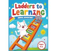 Ladders to Learning: Animal Adventure: An Early Words Workbook for Kids Ages 4-6