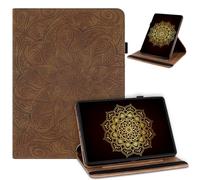 laddutoi Funda para Honor MagicPad 4/3 Pro 12,3 Pulgadas 2026, Carcasa de Cuero PU con Soporte Giratorio de 360° y Ranura, Protectora Funda para Honor Magic Pad 4/3 Pro 12.3, Marrón
