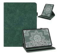 laddutoi Funda para Samsung Galaxy Tab S11 2025 11" SM-X730/X736B, Carcasa de Cuero PU con Soporte Giratorio de 360° y Ranura, Smart Cover Protectora Funda para Galaxy Tab S11, Verde