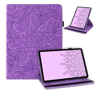 laddutoi Funda para Samsung Galaxy Tab S6 Lite 2024/2022/2020 10.4", Carcasa de Cuero PU con Soporte Giratorio de 360° y Ranura, Smart Cover Protectora Funda para Galaxy Tab S6 Lite, Púrpura