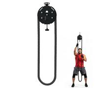 LADECNERHT Entrenador De Cuerda Sin Fin, Máquina De Resistencia, De Poleas De Cuerda Sin Fin con Suspensión, Cuerda De Nylon De Circuito Cerrado De 4m, Cuerda Infinita