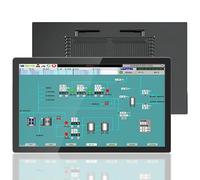 LADECNERHT Monitor Industrial Multitáctil Capacitivo Integrado con Windows 10, Pantalla Ip65 con 10 Puntos De Contacto, Windows 10 23.6inch-i5-8250U(8GRAM+256GSSD)