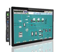 LADECNERHT Panel Pc Industrial Integrado, Pantalla Táctil Capacitiva De 10 Puntos, Todo En Uno Ip65, para Quioscos Y Fábricas, Windows 10 19inch-i5-8250U(8GRAM+256GSSD)