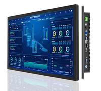 LADECNERHT Panel Pc Industrial Integrado, Pantalla Táctil Capacitiva De 10 Puntos, Todo En Uno Ip65, Windows 10, para Quioscos Y Fábricas 15inch-i5-8250U(8GRAM+256GSSD)