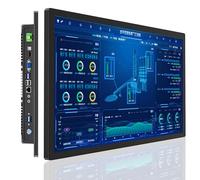 LADECNERHT Panel Pc Industrial Integrado, Windows 10 con Pantalla Táctil De 10 Puntos, Todo En Uno Ip65, para Oficinas, Automatización, Quioscos Y Almacenes 23.6inch-i5-8250U(8GRAM+256GSSD)