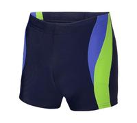 Ladeheid Bañador corto para hombre, calzoncillos tipo bóxer para hombre, para la playa y la piscina, cómodo y cómodo, LA40-255, Azul Marino/Azul/Verde, L