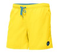Ladeheid Bañador Hombre Natación Secado Rápido con Forro Interior de Malla, Pantalón Corto Deportivo con Bolsillos, Cintura Elástica y Cordón LA40-128 (Amarillo, XL)