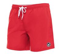 Ladeheid Bañador Hombre Natación Secado Rápido con Forro Interior de Malla, Pantalón Corto Deportivo con Bolsillos, Cintura Elástica y Cordón LA40-128 (Rojo, 3XL)
