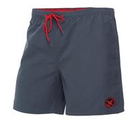 Ladeheid Bañador Hombre Natación Secado Rápido con Forro Interior de Malla, Pantalón Corto Deportivo con Bolsillos, Cintura Elástica y Cordón LA40-128 (Jeans Oscuro, 5XL)