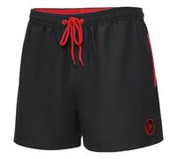 Ladeheid Bañador Hombre Natación, Secado Rápido con Forro Interior de Malla, Short Deportivo con Bolsillos Laterales y Traseros, Cintura Elástica, Tejido Transpirable LA40-199 (Negro, L)