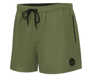 Ladeheid Bañador Hombre Natación, Secado Rápido con Forro Interior de Malla, Short Deportivo con Bolsillos Laterales y Traseros, Cintura Elástica, Tejido Transpirable LA40-199 (Khaki, XL)
