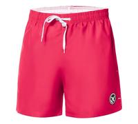 Ladeheid Bañador Hombre Short Deportivo de Baño con Forro Interior de Malla, Secado Rápido, Cintura con Cordón y Bolsillos, Cómodo para Playa, Piscina o Gimnasio LA40-198 (Rosado, XL)