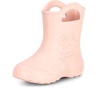 Ladeheid Botas Agua Niño y Niña EVA Unisex - Calzado de Lluvia Infantil Impermeable, Ligero, Cómodo y Divertido - Galochas de Goma Resistentes LA-CA-01 (Rosa Empolvado, 30/31 EU)