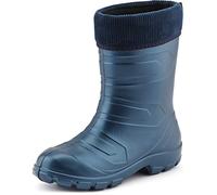 Ladeheid Botas de Agua Antideslizantes en EVA Mujer LALMG879(Metal Azul/Marino, 38 EU)
