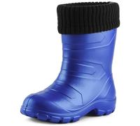 Ladeheid Botas de Agua Antideslizantes en EVA Unisex Niños Niñas LA845KIDS (Aciano2727c/Negro, 28 EU)