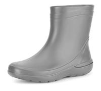 Ladeheid Botas de Agua en EVA para Mujer Botas de Lluvia Impermeables de Goma con Suela Antideslizante Zapatos de Agua Botines para Mujeres LA-CA-07 (Gris, 36 EU)