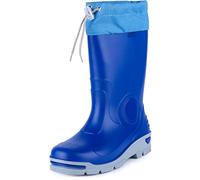 Ladeheid Botas de Agua en PVC Unisex Botas Impermeables para Niños Rainboots de Goma Infantiles Niñas LARB014 (Aciano, 27/28 EU)